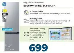 Sinergy SAMSUNG Frigorifero Combinato EcoFlex AI RB38C600DSA offerta