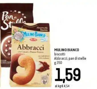 Famila Mulino Bianco Biscotti Abbracci, Pan di Stelle 350g offerta