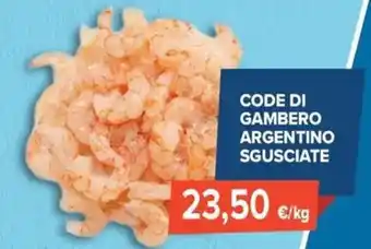 Code di gambero argentino sgusciate