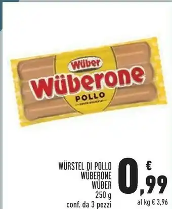 Conad Margherita Wurstel di pollo offerta