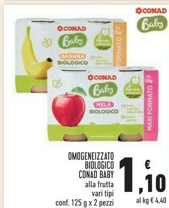 Conad Margherita Omogeneizzati offerta