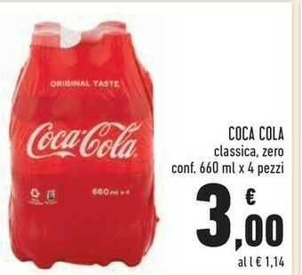 Conad Margherita Coca cola zero offerta