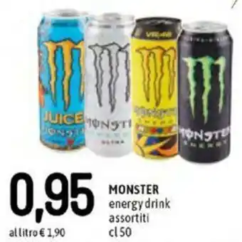 Famila Monster Energy Drink Assortiti 50cl offerta