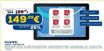 Euronics Tablet android offerta