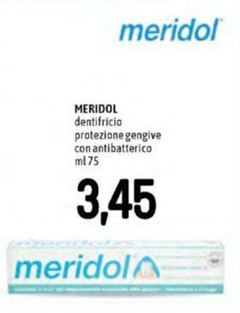 Famila Meridol Dentifricio Protezione Gengive con Antibatterico 75 ml offerta