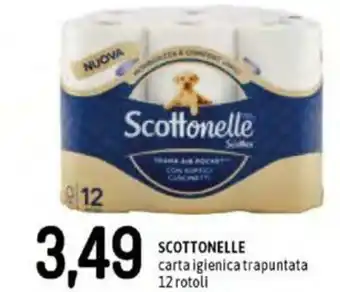 Famila Scottonelle Carta Igienica Trapuntata 12 rotoli offerta