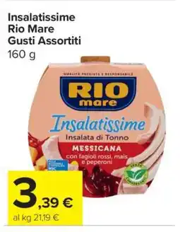 Carrefour Insalatissime Rio Mare Gusti Assortiti offerta
