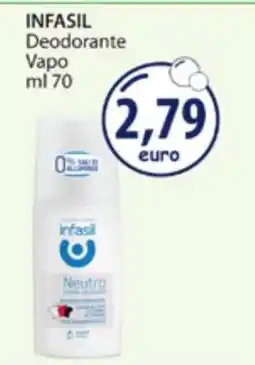 Acqua & Sapone INFASIL Deodorante Vapo ml 70 offerta