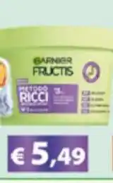 Acqua & Sapone Garnier Fructis Metodo Ricci offerta