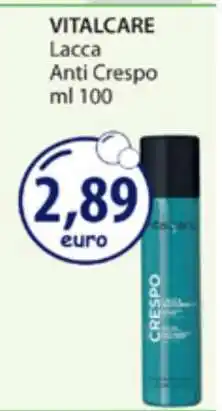 Acqua & Sapone VITALCARE Lacca Anti Crespo ml 100 offerta