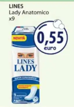 Acqua & Sapone LINES LADY ANATOMICO X9 offerta