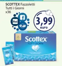 Acqua & Sapone SCOTTEX Fazzoletti Tutti i Giorni x36 offerta