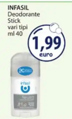 Acqua & Sapone INFASIL Deodorante Stick offerta