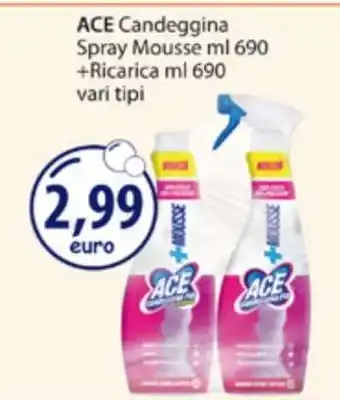 Acqua & Sapone ACE Candeggina Spray Mousse offerta