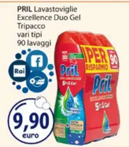 Acqua & Sapone PRIL Lavastoviglie Excellence Duo Gel offerta