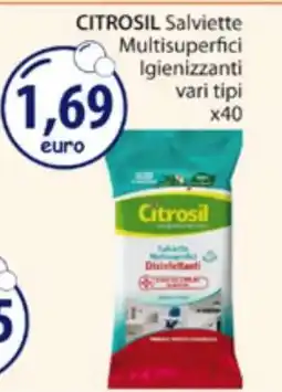 Acqua & Sapone CITROSIL Salviette Multisuperfici Igienizzanti offerta