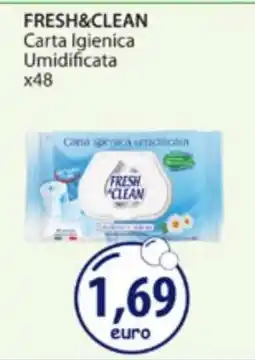 Acqua & Sapone FRESH&CLEAN Carta Igienica Umidificata x48 offerta