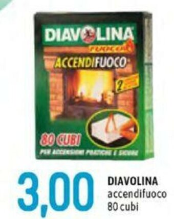 Famila Diavolina Accendifuoco 80 cubi offerta