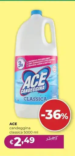 La Saponeria ACE candeggina classica offerta