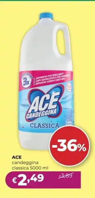 La Saponeria ACE candeggina classica offerta