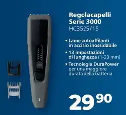 Sinergy PHILIPS Regolacapelli Serie 3000 HC3525/15 offerta