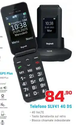 Sinergy Beghelli Telefono SLV41 4G DS offerta