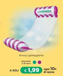 La Saponeria Amaca galleggiante offerta