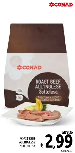 Spazio Conad Roast beef all'inglese sottofesa CONAD offerta