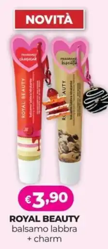 La Saponeria ROYAL BEAUTY balsamo labbra + charm offerta