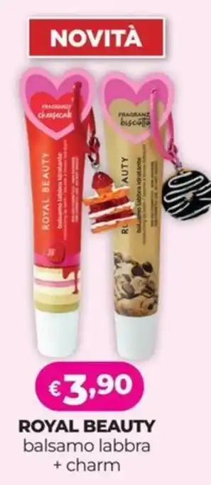 La Saponeria ROYAL BEAUTY balsamo labbra + charm offerta