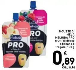 Spazio Conad Mousse di mela MELINDA PRO offerta