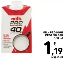 Spazio Conad Milk pro high protein offerta
