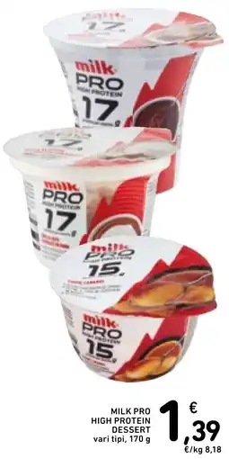 Spazio Conad Milk pro high protein dessert offerta