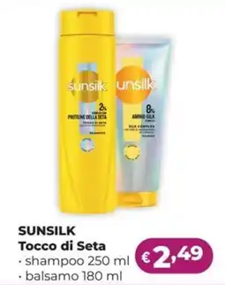 La Saponeria SUNSILK Tocco di Seta shampoo, balsamo offerta