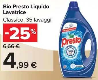 Bio Presto Liquido Lavatrice