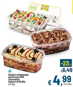 Qui Discount Gelato artigianale vaschetta Sapori di Sicilia offerta