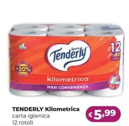 La Saponeria TENDERLY Kilometrica carta igienica offerta