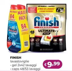 La Saponeria FINISH lavastoviglie gel, caps offerta