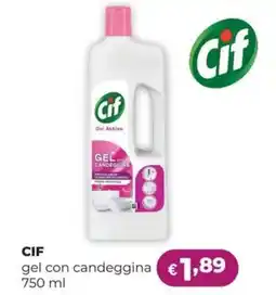 La Saponeria Cif gel con candeggina offerta
