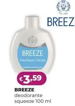 La Saponeria BREEZE deodorante squeeze offerta