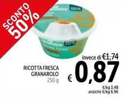 Spazio Conad Ricotta fresca GRANAROLO offerta