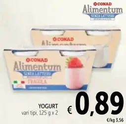 Spazio Conad Yogurt CONAD offerta