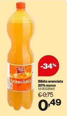 In'S Mercato Get Up Bibita aranciata 20% succo offerta