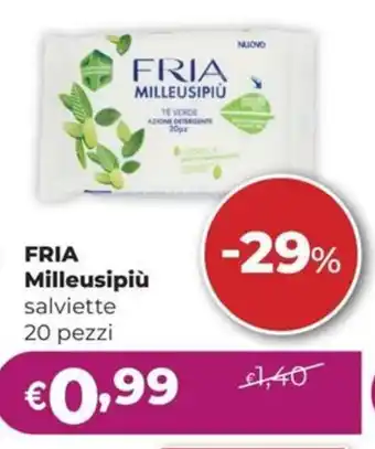 La Saponeria FRIA Milleusipiù salviette offerta