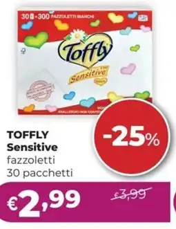 La Saponeria TOFFLY Sensitive fazzoletti offerta
