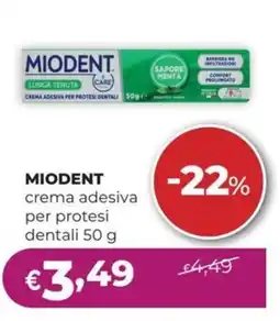 La Saponeria MIODENT crema adesiva per protesi dentali offerta