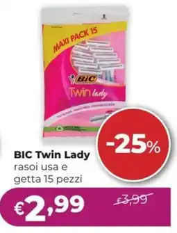 La Saponeria BIC Twin Lady rasoi usa e getta offerta
