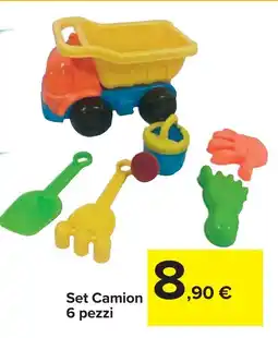 Carrefour Market Set Camion 6 pezzi offerta