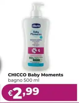 La Saponeria CHICCO Baby Moments bagno offerta