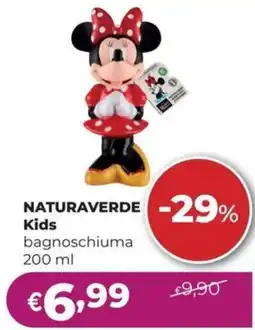 La Saponeria NATURAVERDE Kids bagnoschiuma offerta